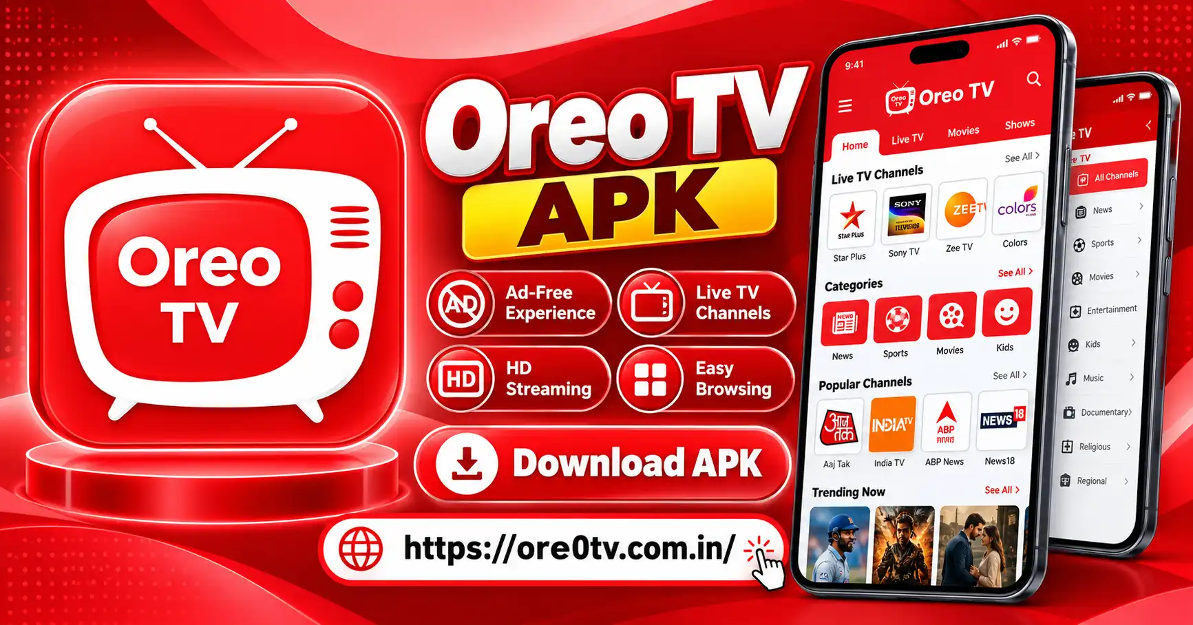 Oreo TV APK Download